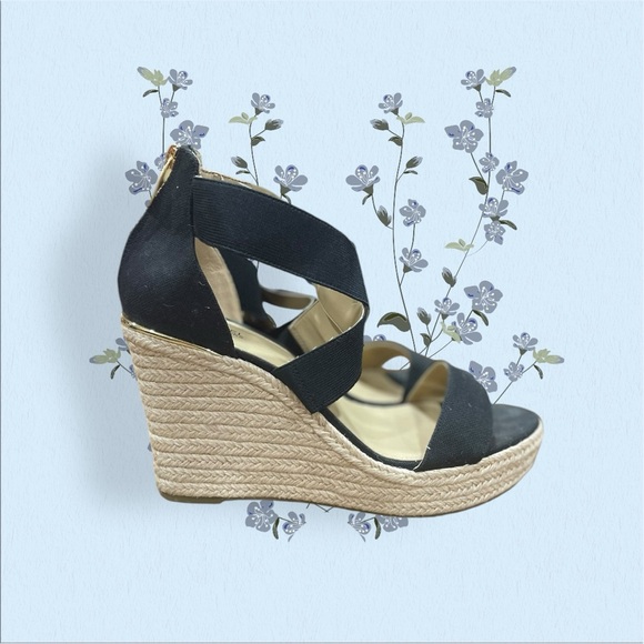 Michael kors wedge espadrille sandals size 10 - Picture 4 of 5